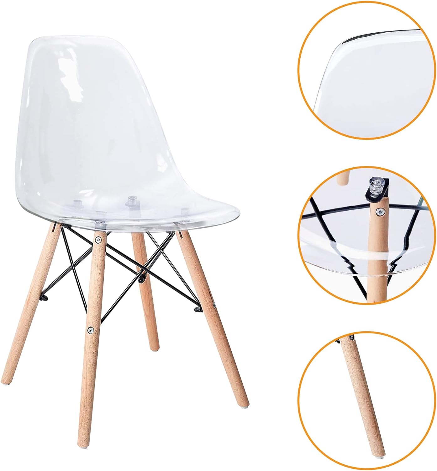 Modern Transparent  Acrylic Chairs